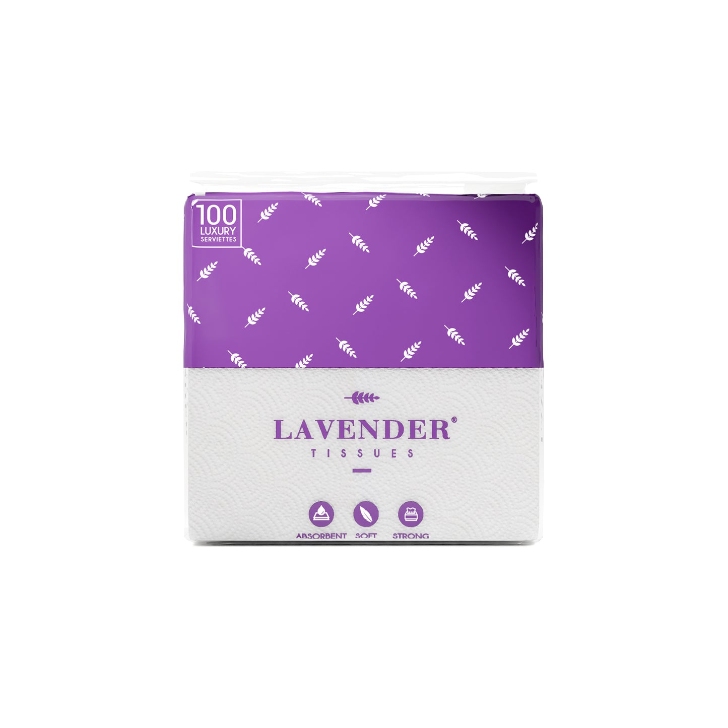 Lavender Paper Napkin Pack of 4
