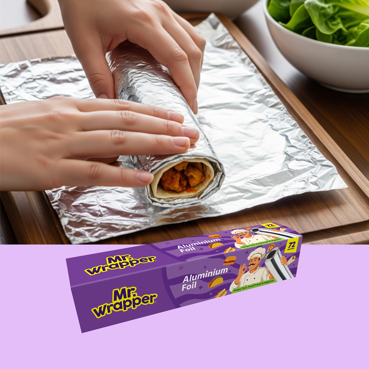 Mr.Wrapper Aluminium Foil 72MTR