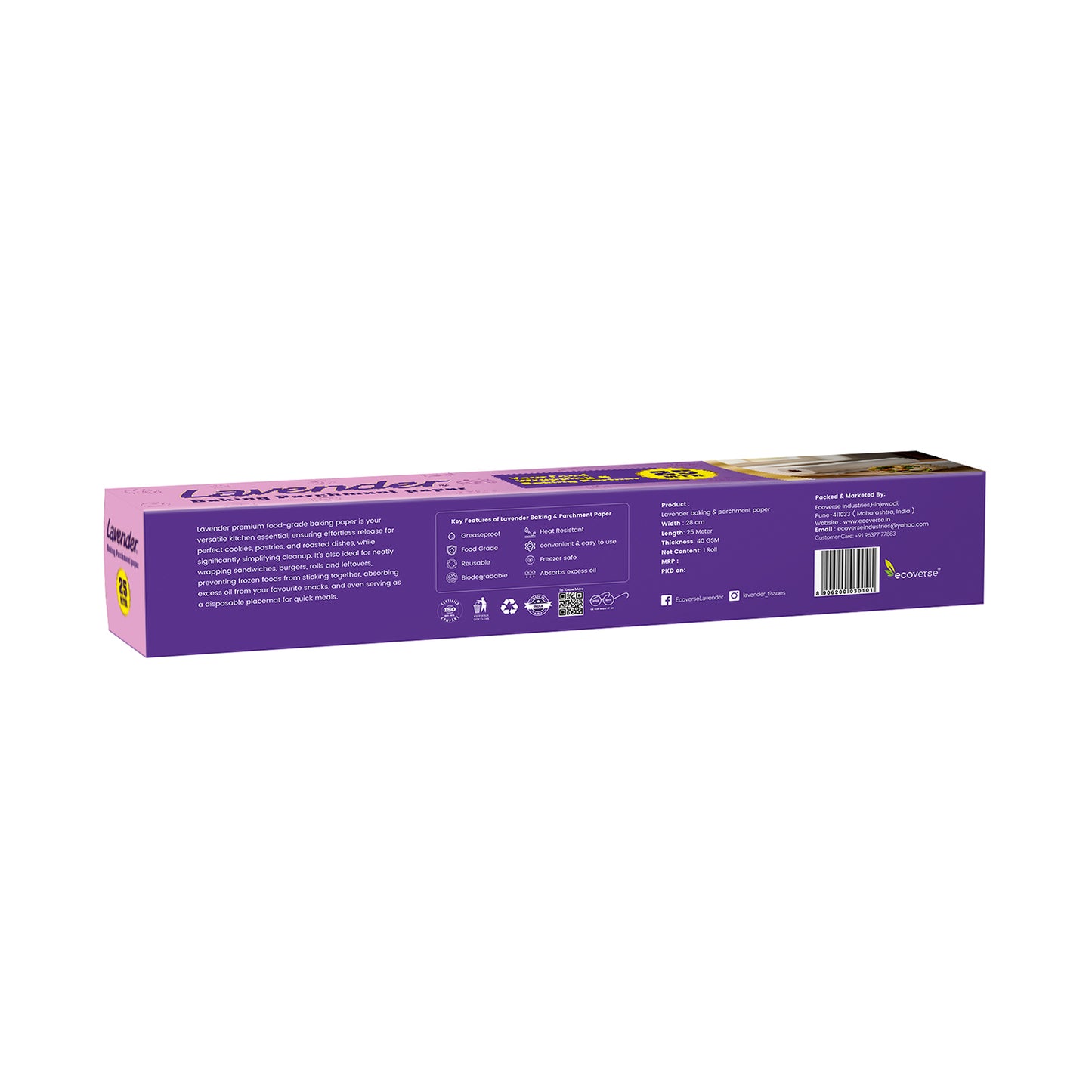 Lavender Baking & Parchment Paper