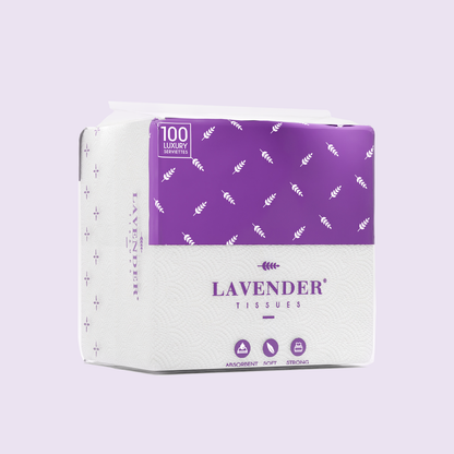 Lavender Paper Napkin Pack of 4
