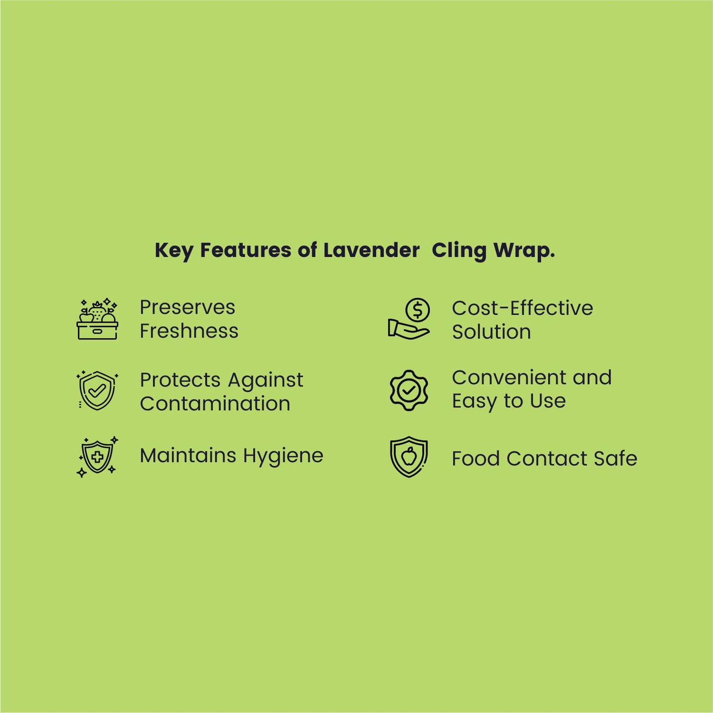 Lavender Cling Wrap Pack of 2