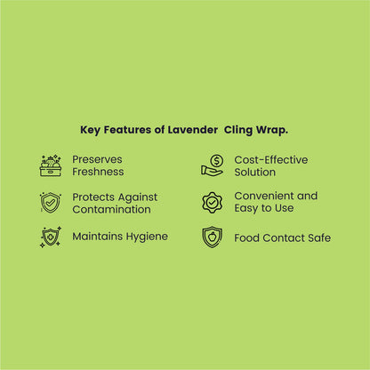 Lavender Cling Wrap Pack of 2