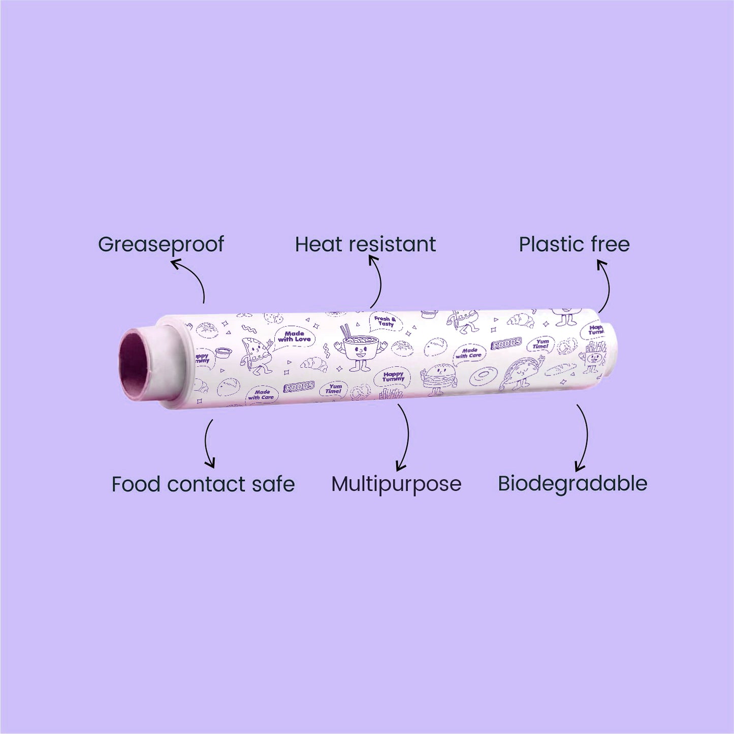 Lavender Food Wrapping Paper 