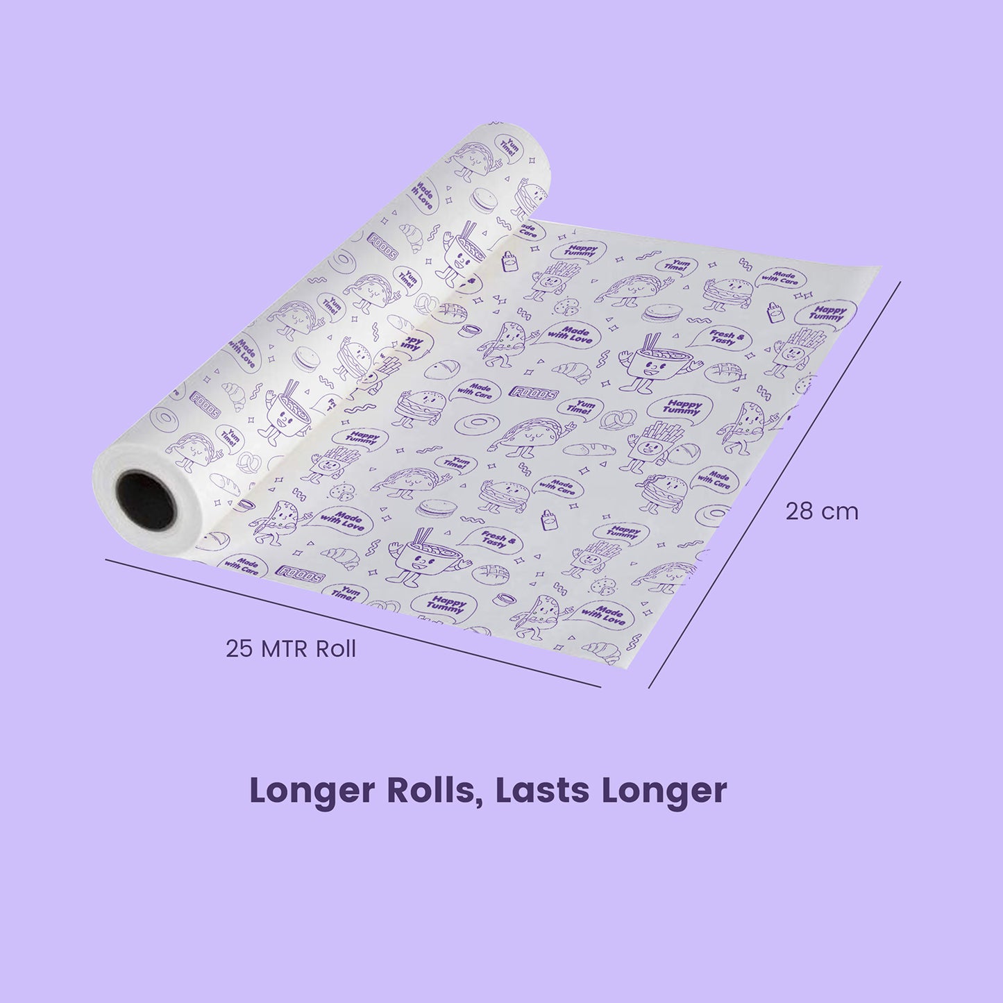 Lavender Food Wrapping Paper 