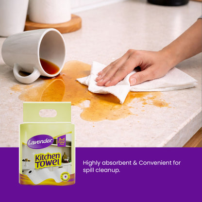 Lavender Kitchen Towel 2Roll Pack